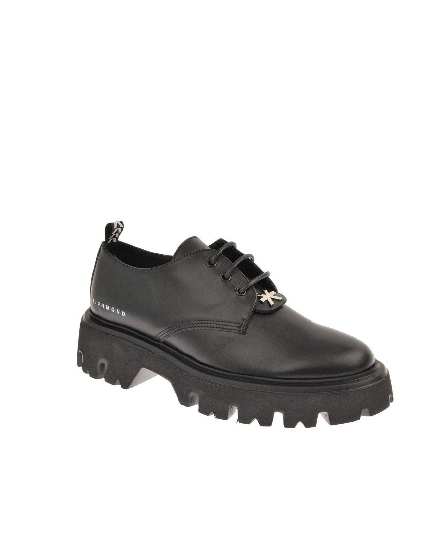 Uomo John Richmond Calzature | Scarpa Oxford Da Uomo Con Suola Track