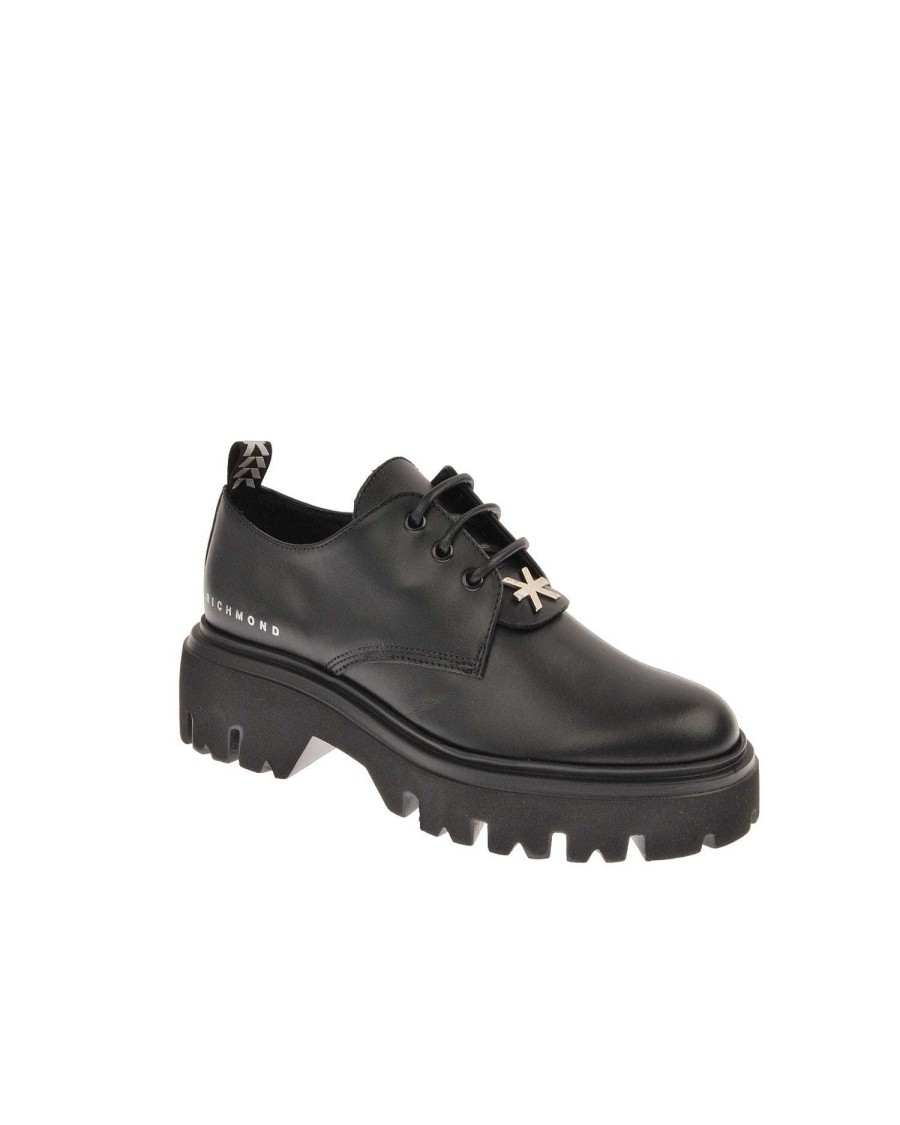 Accessori E Profumi John Richmond | Scarpa Oxford In Pelle Da Donna