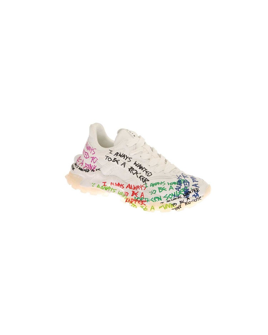 Donna John Richmond Calzature | Sneaker Sportiva Da Donna Con Scritte Colorate