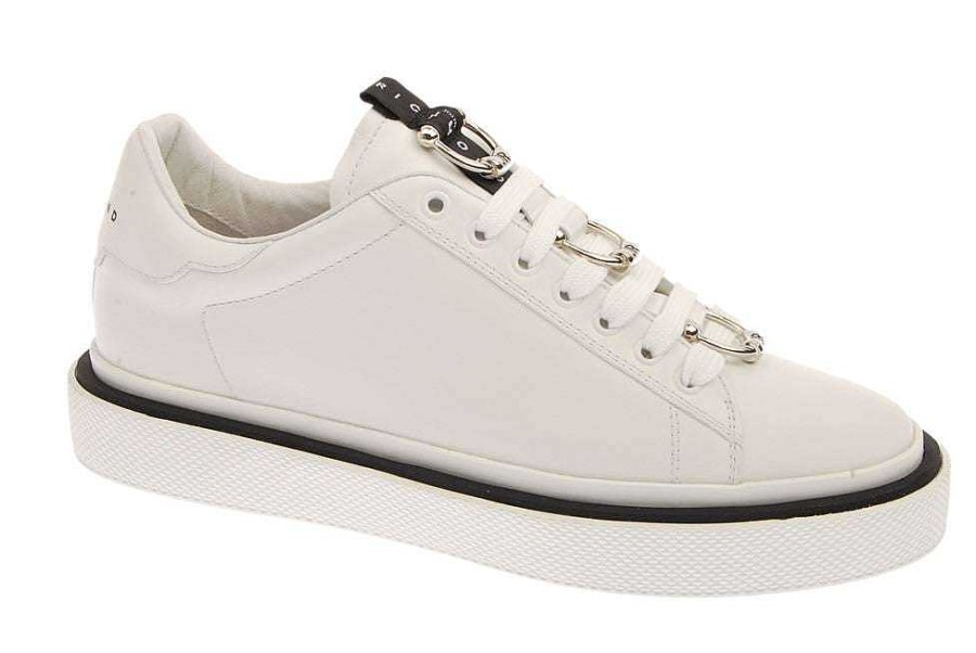 Archivi John Richmond Giovanni Richmond | Sneakers In Pelle Con Dettaglio Metallico