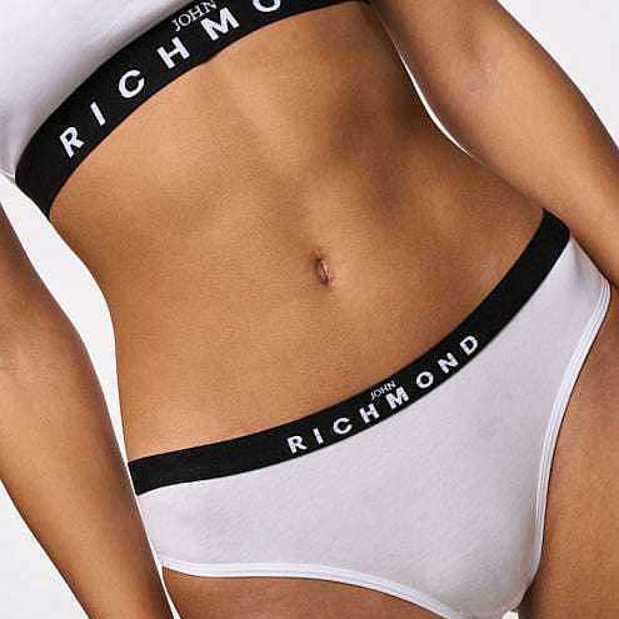 Biancheria Intima John Richmond | Confezione Con 2 Slip. Vita Media