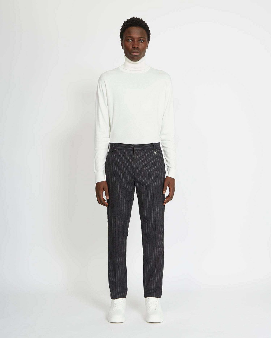 Uomo John Richmond Pantaloni E Jeans | Pantaloni A Righe