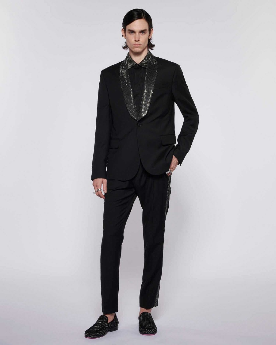 Archivi John Richmond Giovanni Richmond | Blazer Con Revers Di Paillettes