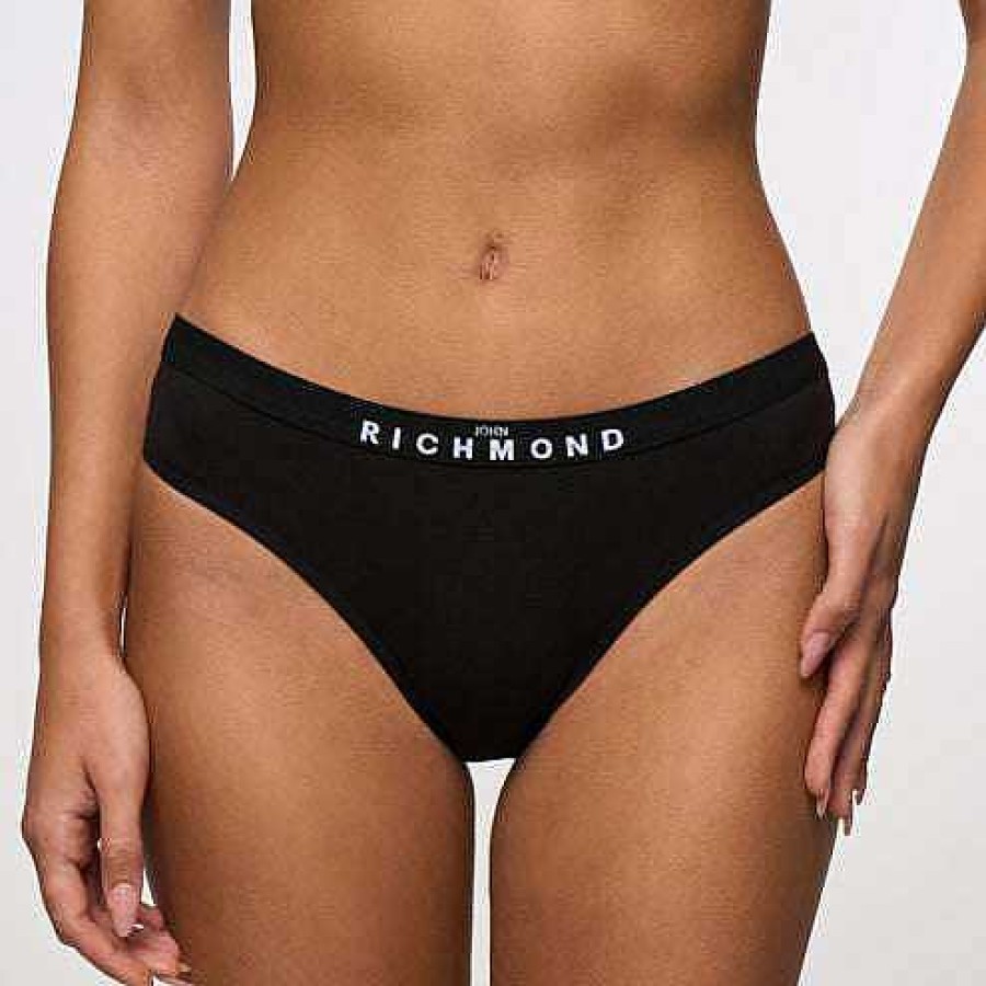 Biancheria Intima John Richmond | Confezione Con 2 Slip. Vita Media