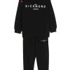 Abbigliamento Per Bambini John Richmond | Set Felpa E Pantaloni Con Logo