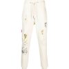 Uomo John Richmond Pantaloni | Pantaloni Jogging Con Stampa E Strappi