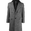 Uomo John Richmond Capispalla | Cappotto Lungo Con Felpa Interna