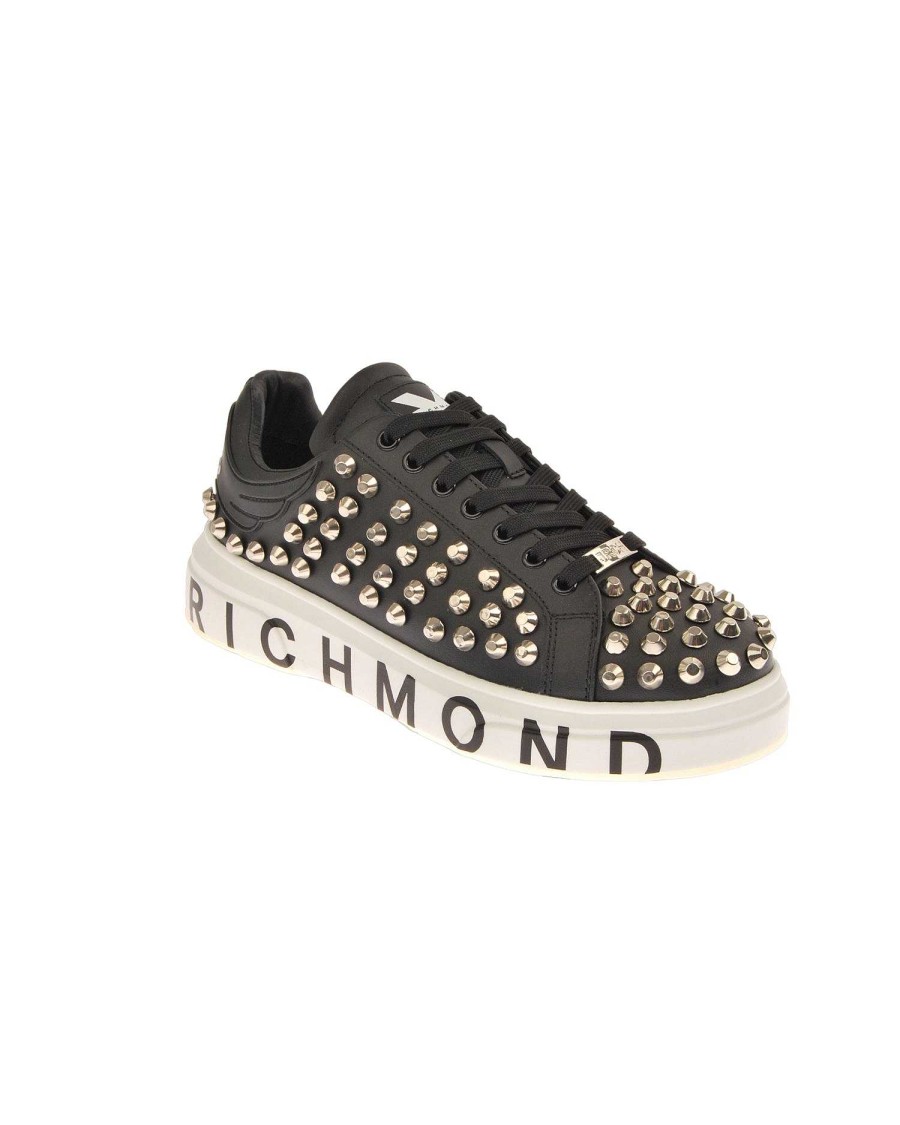 Uomo John Richmond Calzature | Sneakers Da Uomo Con Borchie