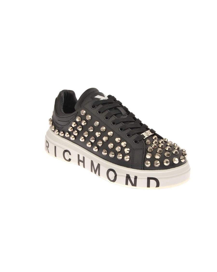 Accessori E Profumi John Richmond | Sneakers Da Uomo Con Borchie