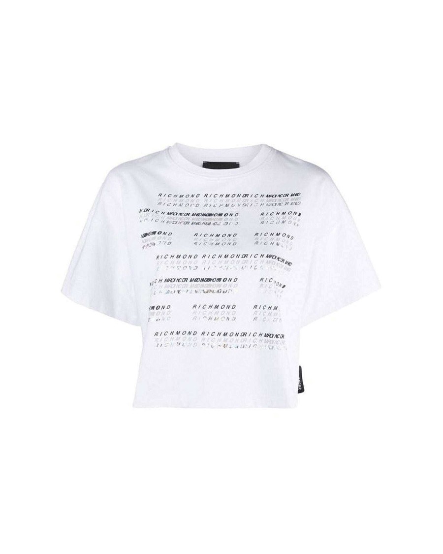 Archivi John Richmond Giovanni Richmond | T-Shirt Con Scritta Sul Fronte