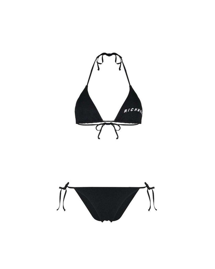 Archivi John Richmond Giovanni Richmond | Bikini A Triangolo Con Scritta A Contrasto