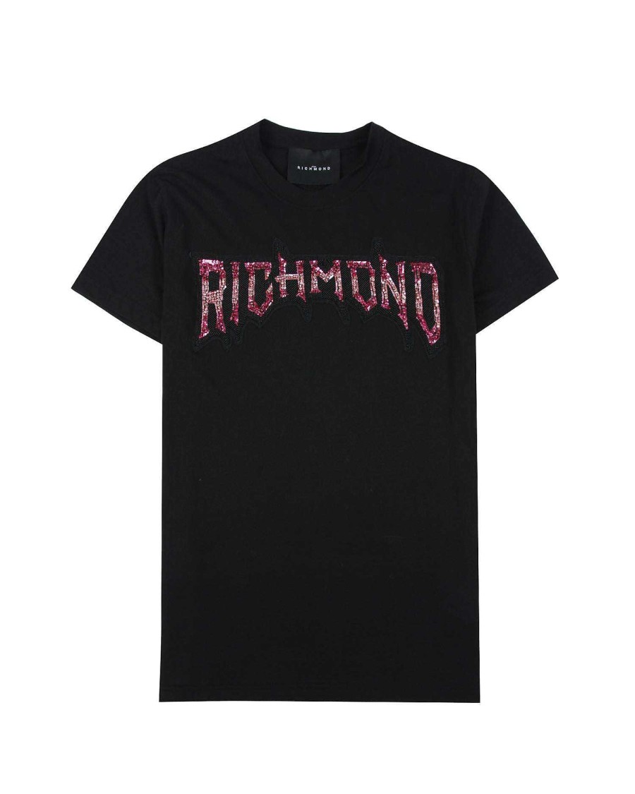 Donna John Richmond Magliette | T-Shirt Con Logo Sul Fronte